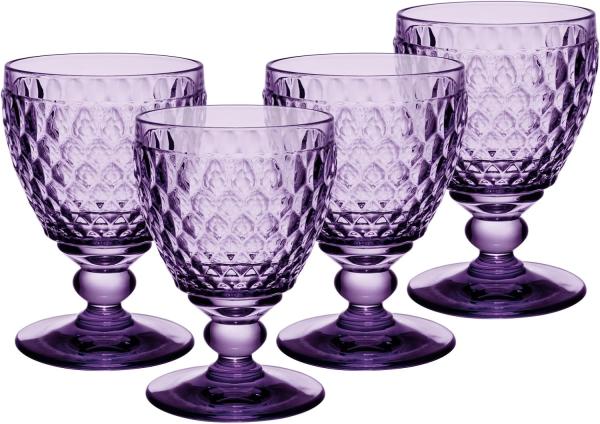 Villeroy & Boch Boston Coloured Weißweinglas 230 ml Lavender 4er Set - A