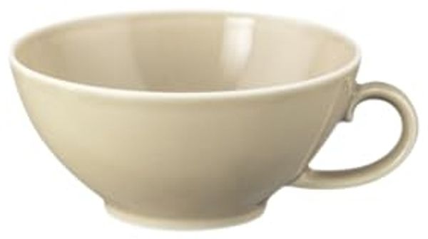 Seltmann Weiden Becher Seltmann Weiden Beat Sandbeige Teeobertasse 0,14l, Porzellan