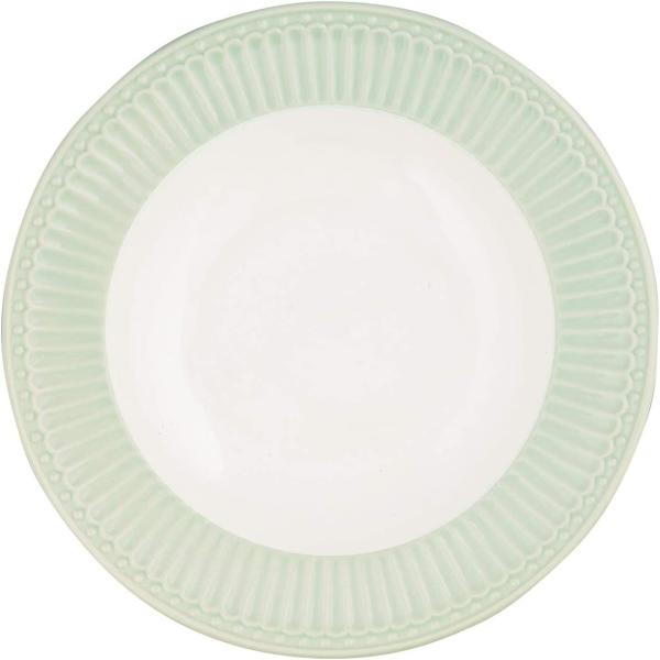 Greengate Teller tief 21,5 cm Alice pale green