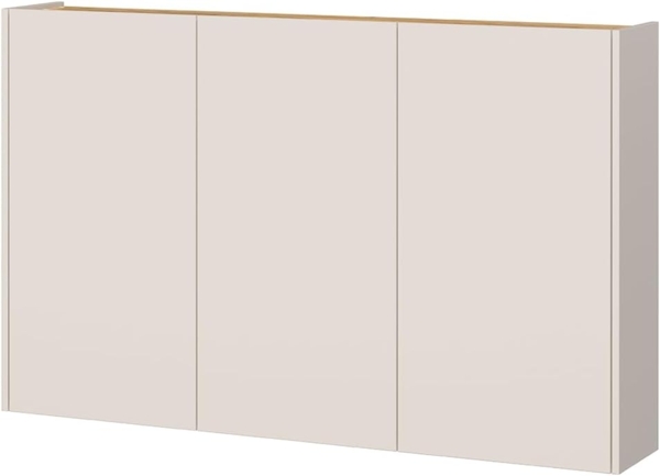 Lomadox Schuhschrank LAPUA-01 in Kaschmir und Eiche, 3-türig, ideal für schmale Flure