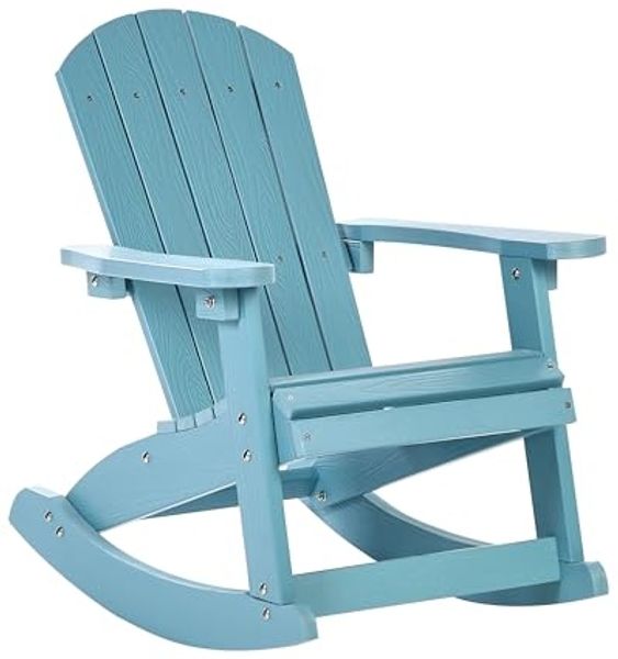 Garten Schaukelstuhl für Kinder ADIRONDACK Hellblau