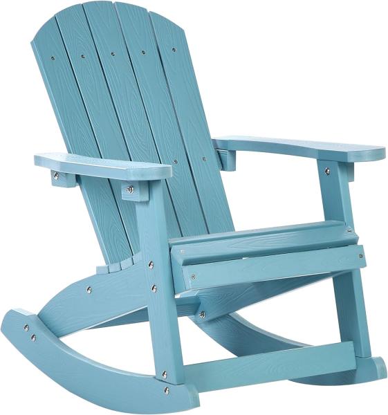 Gartenstuhl ADIRONDACK Holzwerkstoff Hellblau