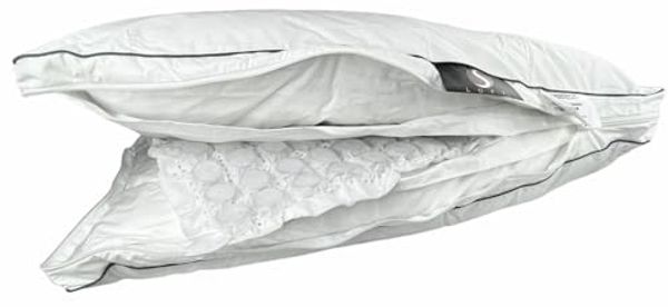 Stendebach Nackenstützkissen S-Loft Spring, Allergiker geeignet (Hausstauballergiker), Füllung: 100% Polyester, Taschenfederkern, Bezug: Baumwolle, Bauchschläfer, Rückenschläfer, Seitenschläfer, unterschiedlich dicke Kissen-Lagen