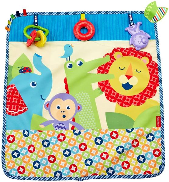 Fisher Price Krabbeldecke 'Kleine Tierfreunde' 48,5x53 cm