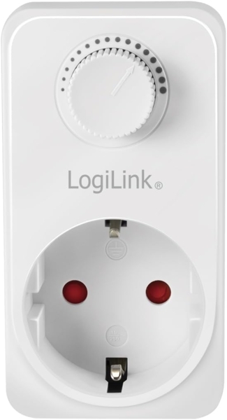 LogiLink PA0151 Dimmer Montierbar Drehregler Weiß Eurostecker Eurostecker Bild 2