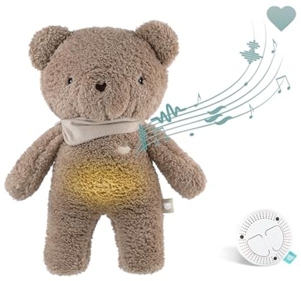myHummy 5-in-1 Einschlafhilfe Bär mit Licht, braun