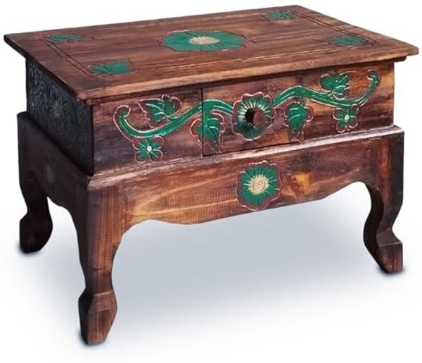 livasia Couchtisch livasia Couchtisch aus Bali, nachhaltig, handgefertigt, 59x39cm, handgefertigt