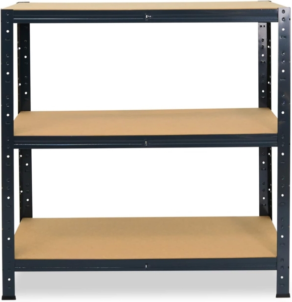 shelfplaza HOME 100x110x60 cm Schwerlastregal in anthrazit mit 3 Böden und 175 kg Traglast pro Boden Bild 4