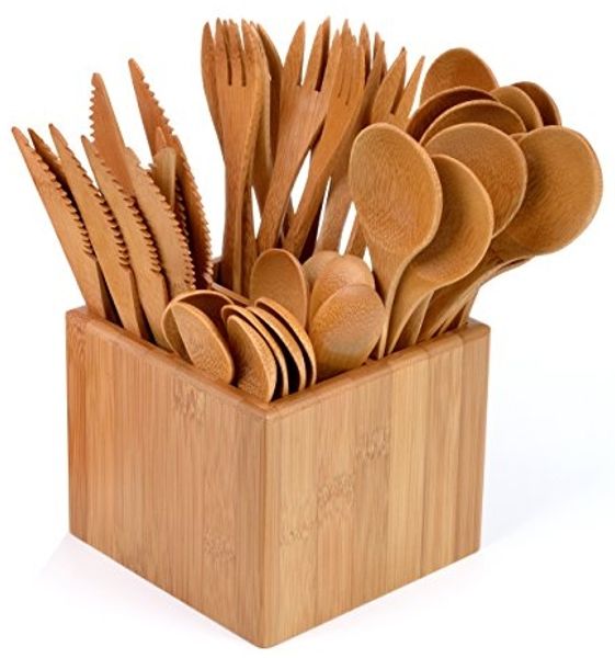 Geschenkset - BAMBUS Besteckset 41-teilig inkl. Box