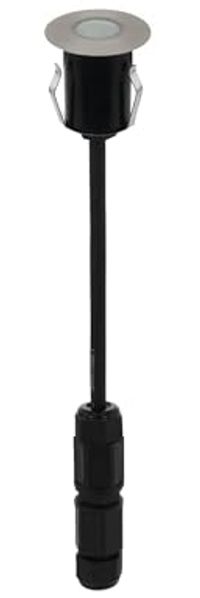 Eglo 98182 LED Outdoor TRONTO edelstahl, schwarz transparent Ø4,5cm H:0,2cm