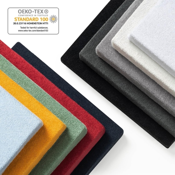 Blumtal® Frottee Spannbettlaken - Kuschelig weiches Bettlaken 160x200 cm, Oeko-Tex 100 Zertifiziert, bis 22cm Matratzenhöhe, Weiß Bild 2