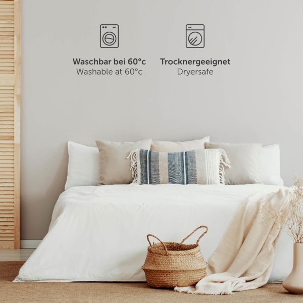 Blumtal® Frottee Spannbettlaken - Kuschelig weiches Bettlaken 160x200 cm, Oeko-Tex 100 Zertifiziert, bis 22cm Matratzenhöhe, Weiß Bild 7