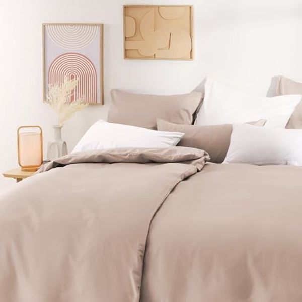 Blumtal Bettwäsche Premium Oeko Tex Zertifizierte Satin Bettwäsche, Mako-Satin, 2 teilig, aus 100% Baumwolle - Edle Glanzoptik Bettwäsche