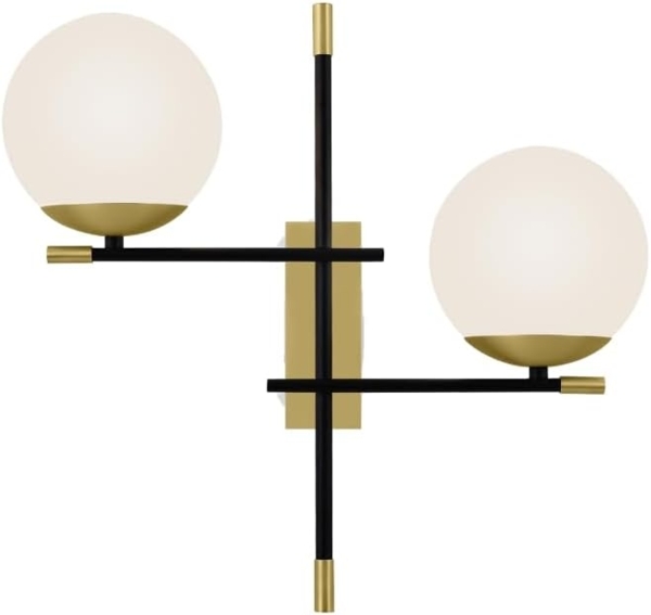 Maytoni Wandleuchte Nostalgia 2-flammig gold weiß