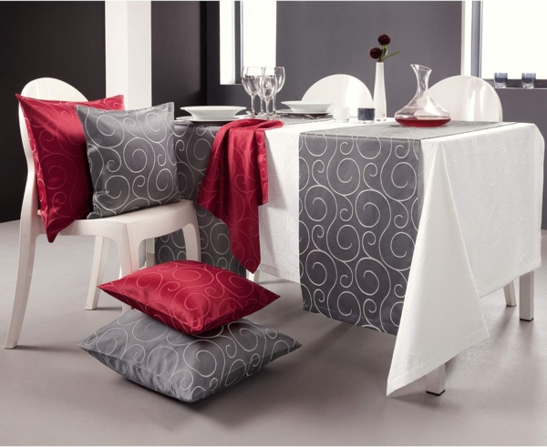 Erwin Müller Tischdecke Tischdecke "Oberhausen", Damast Uni Bild 4