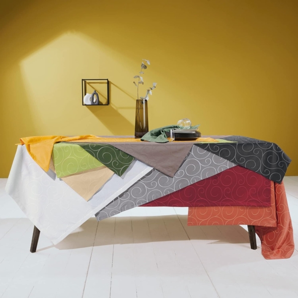 Erwin Müller Tischdecke Tischdecke "Oberhausen", Damast Uni Bild 5