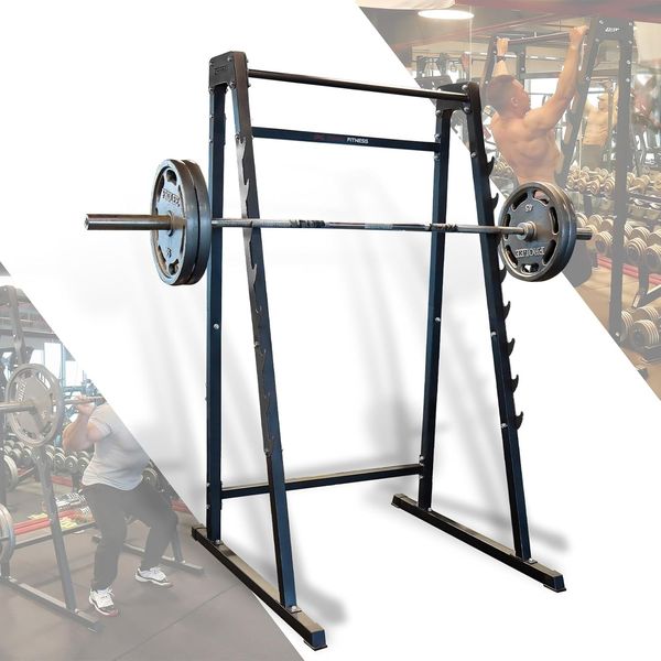 CCLIFE Trainingsstation Squat Rack Langhantelständer Kniebeugenständer 8-Stufen bis 160kg