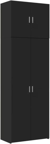 Highboard Schwarz 80 x 42,5 x 249 cm Holzwerkstoff 3281365