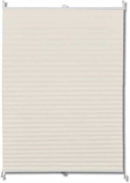 Plissee Faltrollo Rollo Plisseerollo 70x125cm Creme 240630