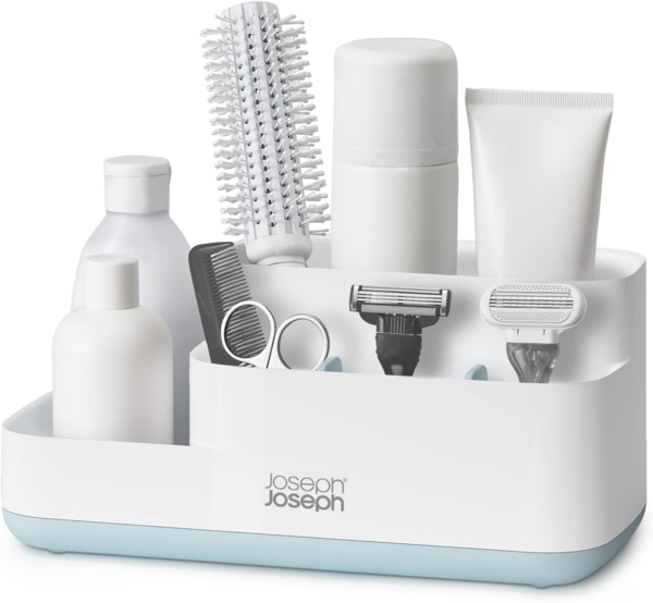 Joseph Joseph EasyStore Badezimmer - Caddy Weiß/Blau