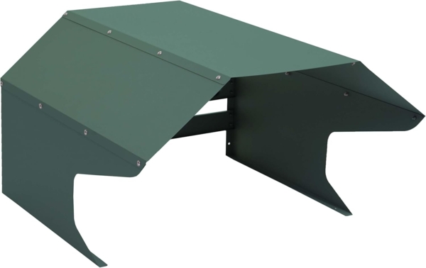 Mendler 'HWC-L43' Mähroboter Garage, Metall, 40 x 59 x 69 cm, Grün