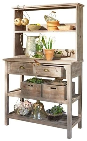 Mirabeau Pflanztisch Regal Landover braun