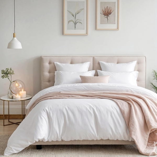 Cozyor Bettwäsche extra dick, weich, top Reissverschluss 135x200 155x200 155x220 200x200, Mikrofaser, 2 teilig, weiß Purity, Bettbezug + Kissenbezug 80x80, für Allergiker, weich