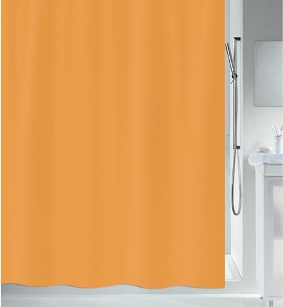 spirella Duschvorhang PRIMO Breite 180 cm, Anti-Schimmel Textil-Duschvorhang, Polyester, 180x200 cm, waschbar
