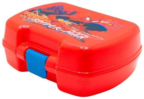 Spiderman Lunchbox Kinder Snackbox für unterwegs und Kindergarten