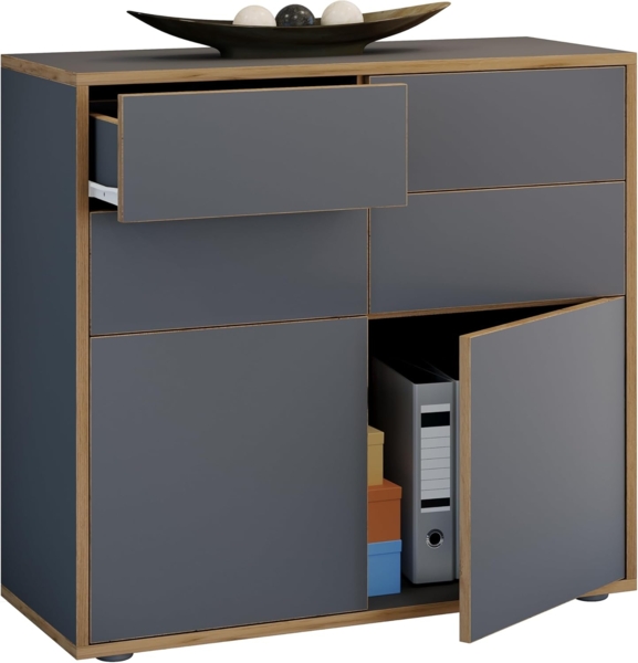 VCM Kommode Holz Kommode Sideboard Salia Breite 100 Schublade