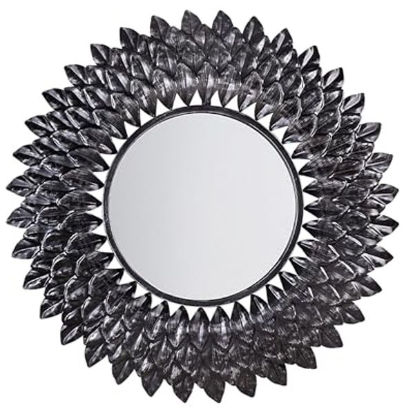 Wandspiegel altsilber rund ø70 cm LARRAU