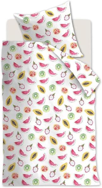 beddinghouse Kids Renforcé Bettwäsche 2 teilig Bettbezug 100x135 cm Kopfkissenbezug 40x60 cm Kids Tutti Frutti 198018 Multi Bild 1