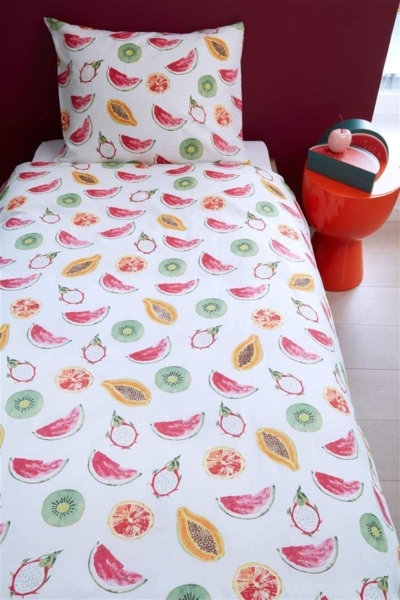 beddinghouse Kids Renforcé Bettwäsche 2 teilig Bettbezug 100x135 cm Kopfkissenbezug 40x60 cm Kids Tutti Frutti 198018 Multi Bild 3