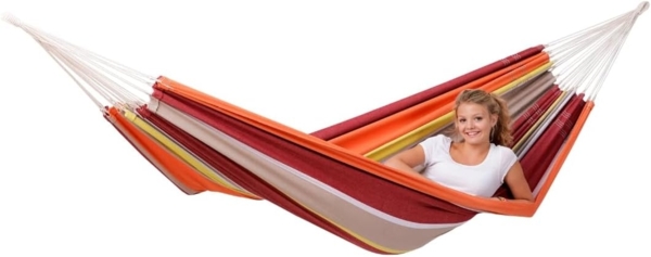 Hängematte XL Barbados bis 200 kg Belastbarkeit mit 230x150 cm für 1-2 Personen, multicolor