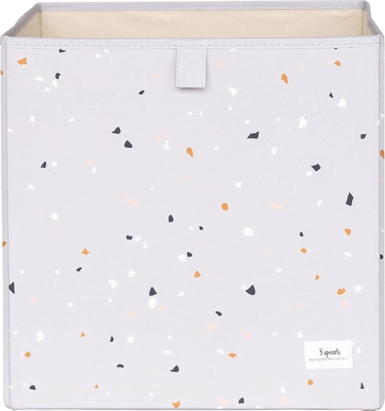 3 Sprouts - Aufbewahrungsbox Terrazzo Light Gray, recycled