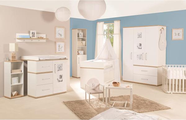 Roba 'Pia' 3-tlg. Babyzimmer-Set Kommode schmal