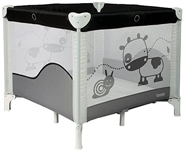 Looping – P630 – Laufstall faltbar, Home, 90x90 cm, Schwarz