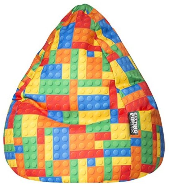gouchee Home s3073198 Bricks Sitzsack, Large, Multicolor