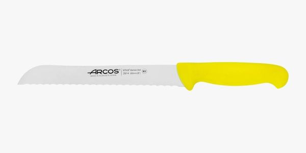 Arcos 291400 Brotmesser, Acier_inoxydable, Gelb, 200 mm