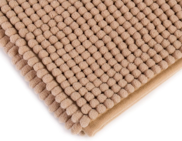 Gözze Badematte Chenille, Höhe 15 mm, rutschhemmend beschichtet, fußbodenheizungsgeeignet, Polyester, rechteckig, Badteppich, Uni Farben, besonders weich durch Microfaser, waschbar Bild 6