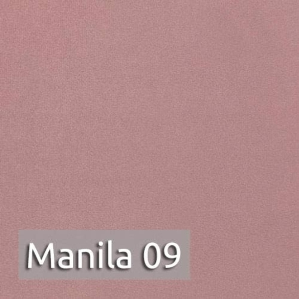 Schlafsofa Sena - Sofa mit Schlaffunktion und Bettkasten, Velours Stoff, Bettsofa mit Bonell-Federkern, Couch (Pink (Manila 09)) Bild 7