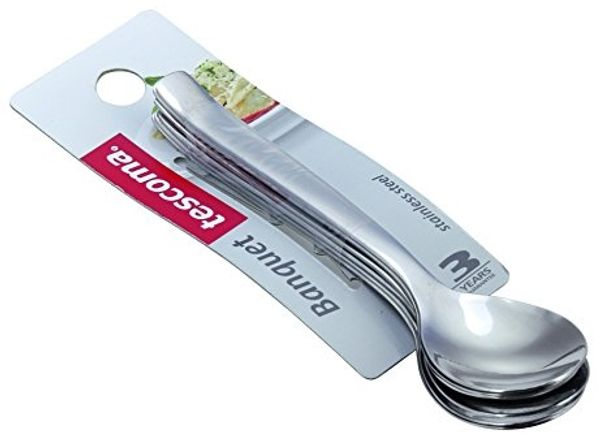 Tescoma Teelöffel, Edelstahl, Silber, 14. 7x4. 1x0. 5 cm