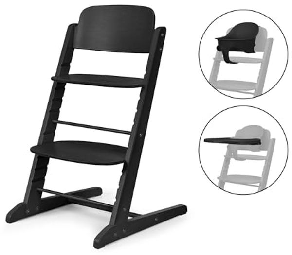 Cybex Iris 3-in-1 Hochstuhl mit Baby Set und Tablett Stunning Black Bild 2