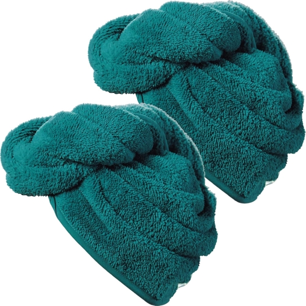 Erwin Müller Handtuch Turban 2er-Pack, Frottier, Microfaser Uni