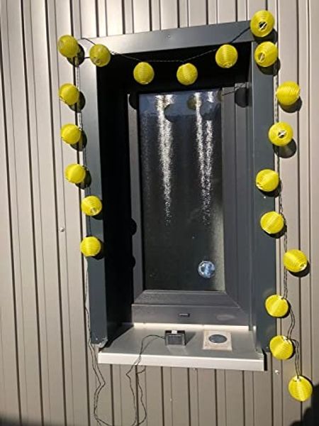 technik@all LED Solar-Lichterkette Limone mit 20 gelben Lampions