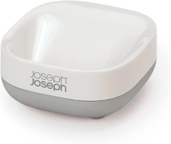 JosephJoseph Slim kompakte Seifenschale weiß/grau