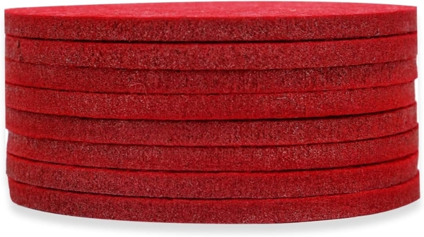 wortek Getränkeuntersetzer Filz-Untersetzer Rund für Gläser 8er Tischset, Zubehör für Tisch & Gläser, Set, 8-tlg, cm Bild 2