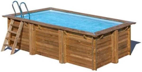 Gre Pools Gartenpool Maui Pool aus Holz in Braun