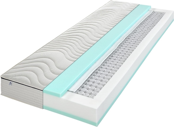 Irisette Rügen 1.000er Tonnentaschenfederkernmatratze, 24cm hoch, 7-Zonen Wendematratze, Härtegrad 3, 180x200 cm, Öko-Tex Zertifiziert, produziert nach deutschem Qualitätsstandard Bild 2