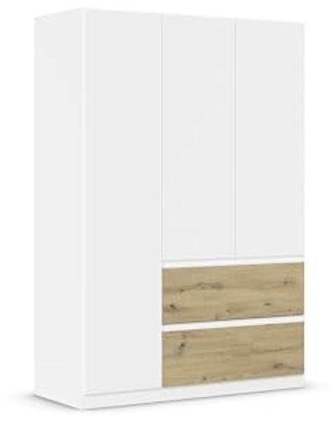 rauch Drehtürenschrank Kleiderschrank Schrank Garderobe COSTA in den Breiten 91/136/181 cm (in 3 Ausstattungen BASIC/CLASSIC/PREMIUM) viel Platz, grifflose Front und Push-to-Open Funktion MADE IN GERMANY